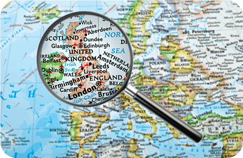 Map of the UK