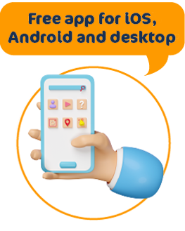Free app for iOS Android and desktop