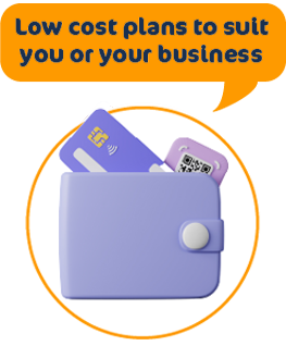 Low cost plans to suit you or your business